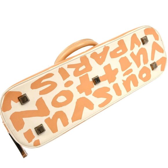 Louis Vuitton Beige Graffiti Alma Horizontal Handbag - Picture 4 of 16
